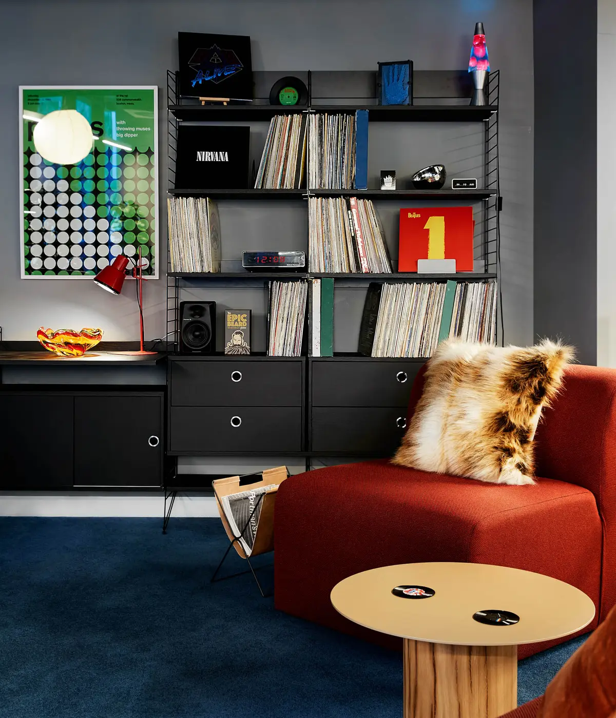 Breakout and lounge space at the QV workspace, Melbourne